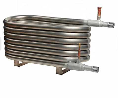 Copper Spiral Coaxial Heat Exchanger ประสิทธิภาพการถ่ายเทความร้อนสูง