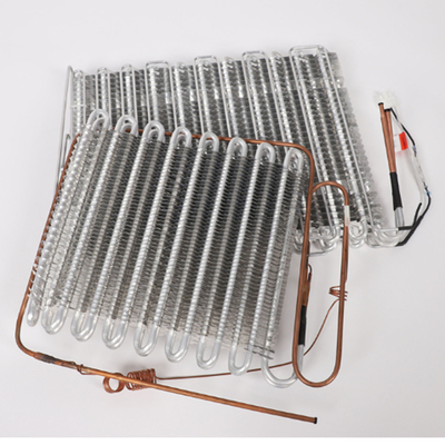 12kw Wire Tube ตู้เย็นตู้เย็น Evaporator Slant Inserting Type