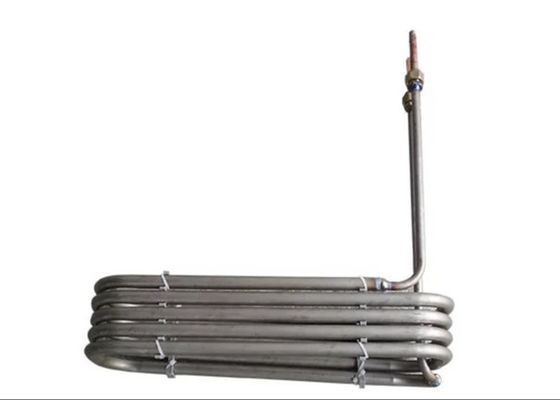 เครื่องแลกเปลี่ยนความร้อนแบบท่อขดขนาดกะทัดรัดสำหรับเครื่องเลี้ยงสัตว์น้ำที่อุณหภูมิคงที่