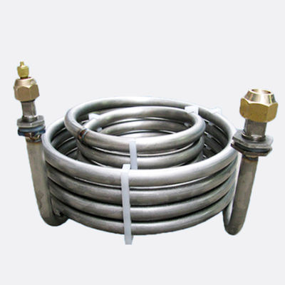 พิพิธภัณฑ์สัตว์น้ำ Evaporator ท่อไทเทเนียม 6000KW เครื่องแลกเปลี่ยนความร้อน