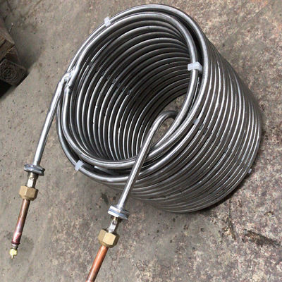 ท่อแลกเปลี่ยนความร้อนแบบจุ่มขด Wort Chiller สแตนเลส